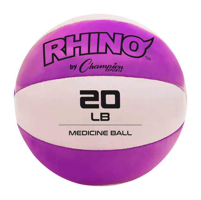 Champion Sports Rhino Leder Medizin Ball