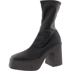Skyla Reißverschluß Stiefel mit mittlerem Kalb