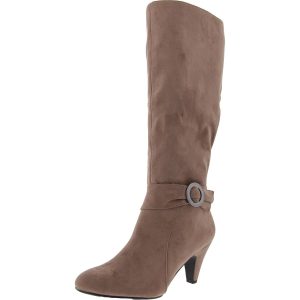 RIMA Reißverschluss Veloursleder kniehohe Stiefel
