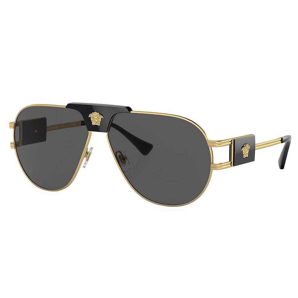 Versace VE 2252 100287 63mm Unisex Aviator Sonnenbrille