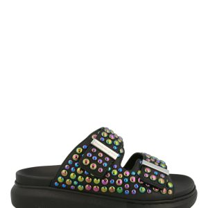 Oversized Studded Slide Sandale