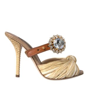 Dolce & Gabbana multi Crystal Slides Schuhe der Ferse Sandale Damen (vorherige)