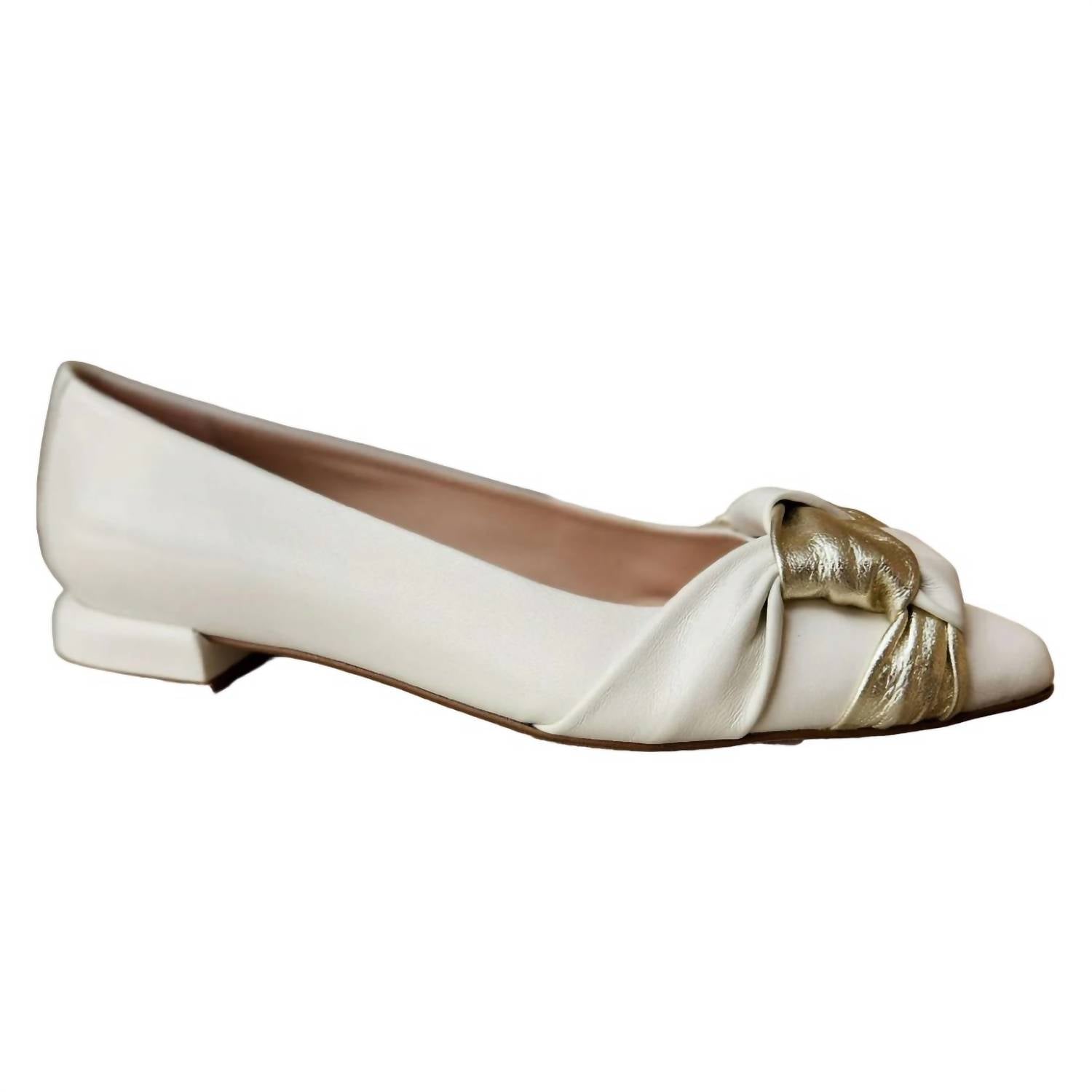 Damen Flache Schuhe in Weiß