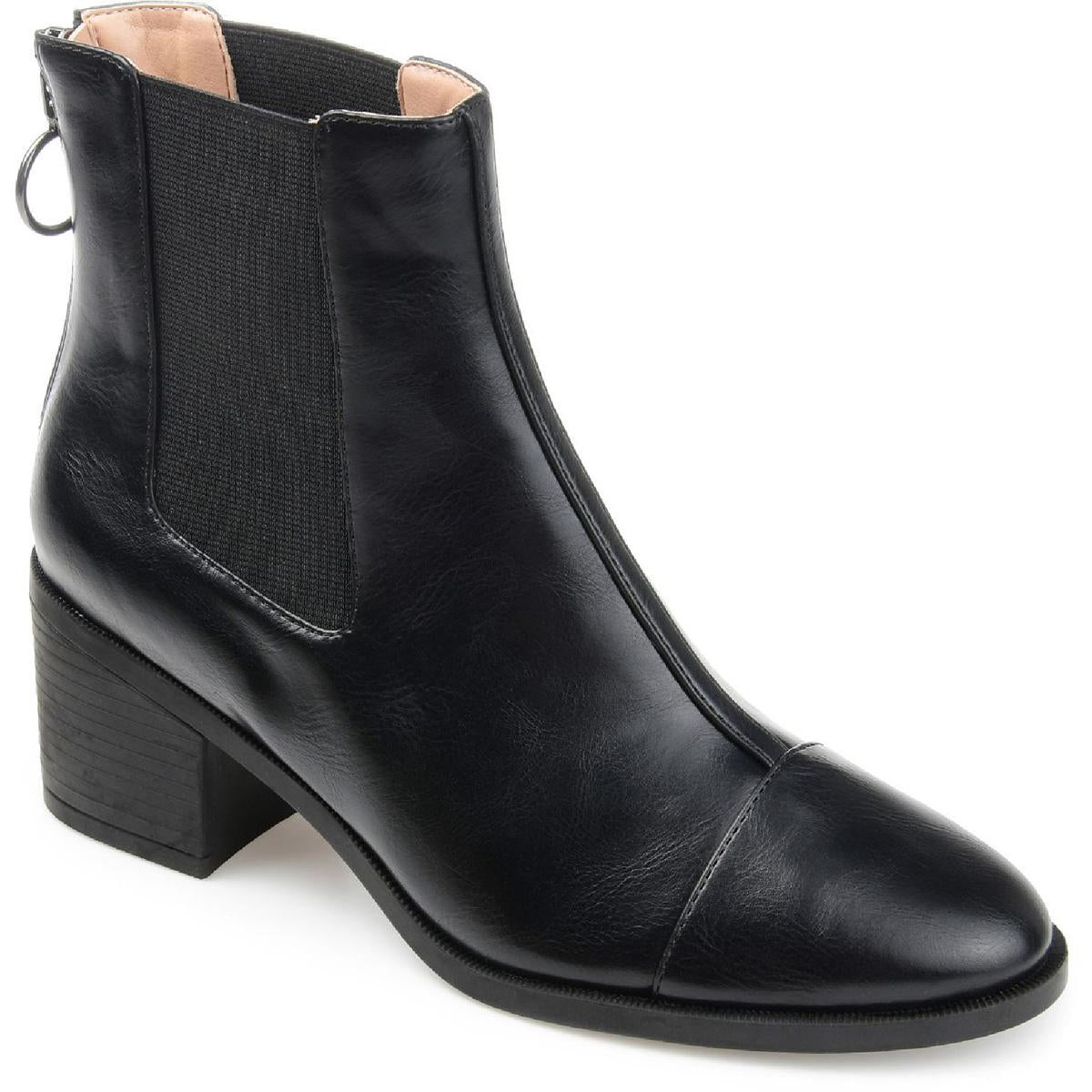 Nigella zum Hineinschlüpfen-Chelsea-Stiefel aus Kunstleder
