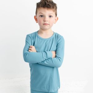 Pacific ( blau) gerippt Langarm pj-s