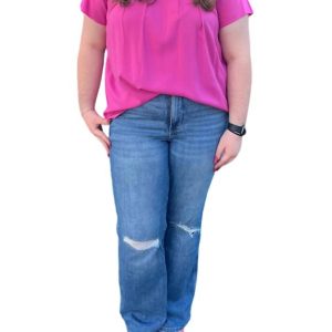 Calk Jean in blau