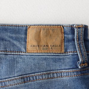 High-waisted Denim kurz kurz