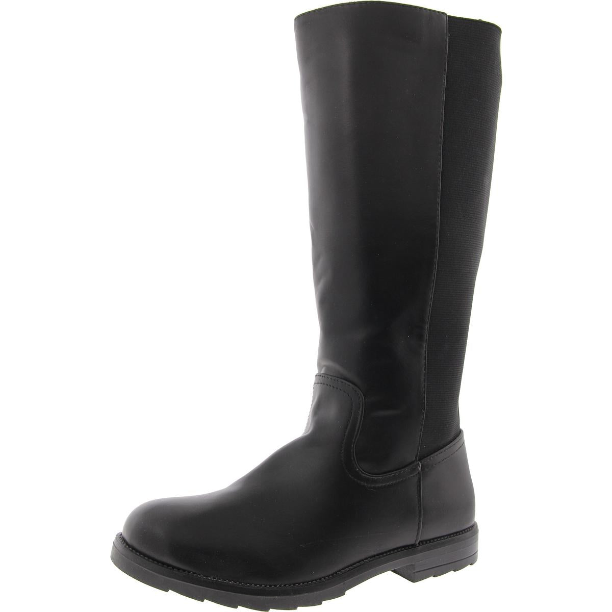 Jenni Reißverschluss Kunstleder Kniehohe Stiefel