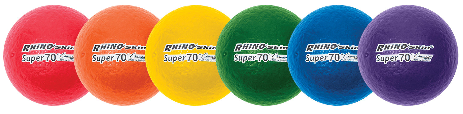 Champion Sports 2,75 Zoll Rhino Haut hohe Bounce Super 70 Ball Set