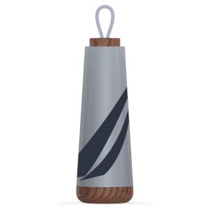 Nautica Herren j-Klasse Edelstahl und Akazie Holz Wasserflasche 7734269214780