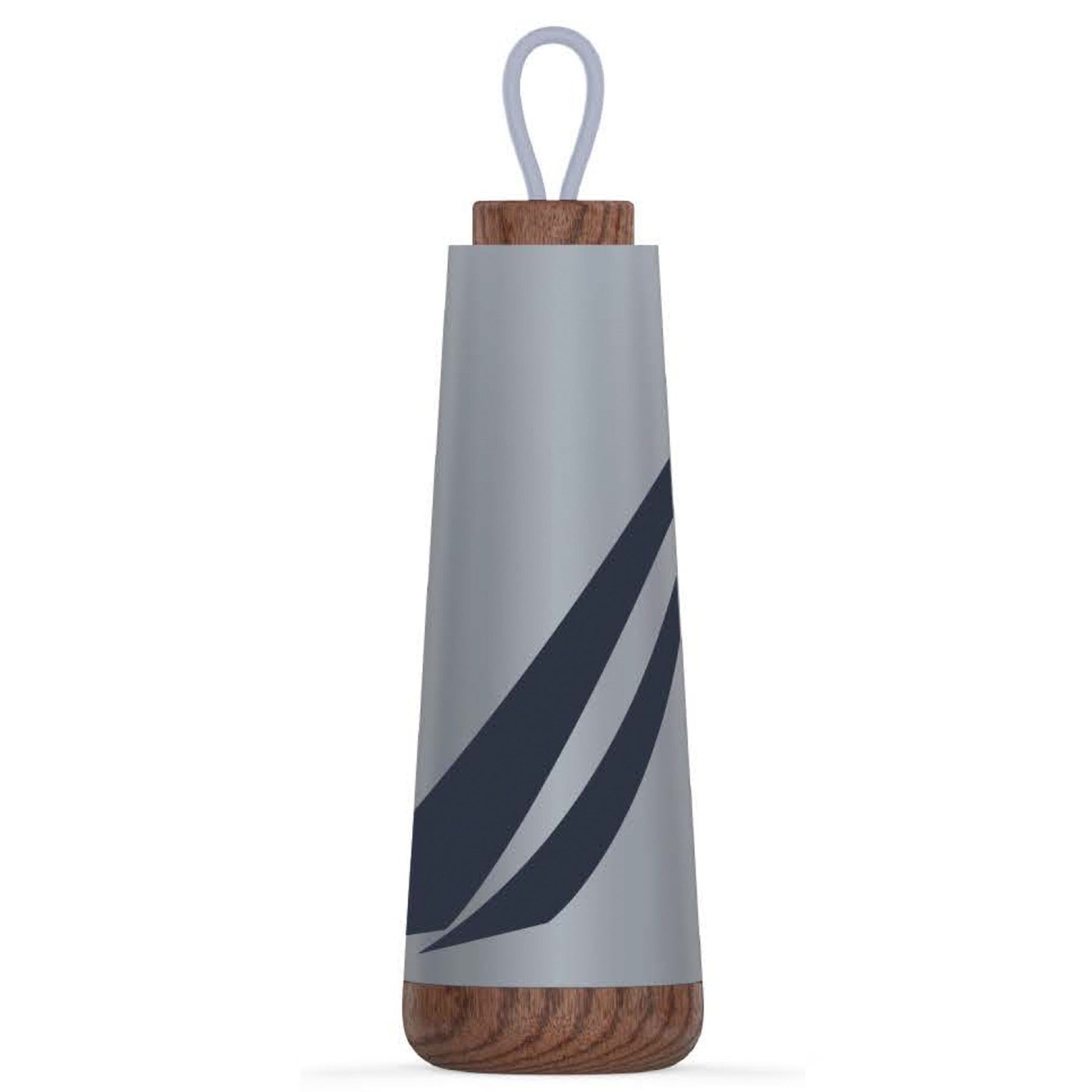 Nautica Herren J-Klasse Edelstahl und Akazie Holz Wasserflasche