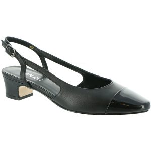 Leder-Patent mit Fersenriemen Absatz