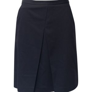 Jil Sander A-line Rock in Marineblau Wolle