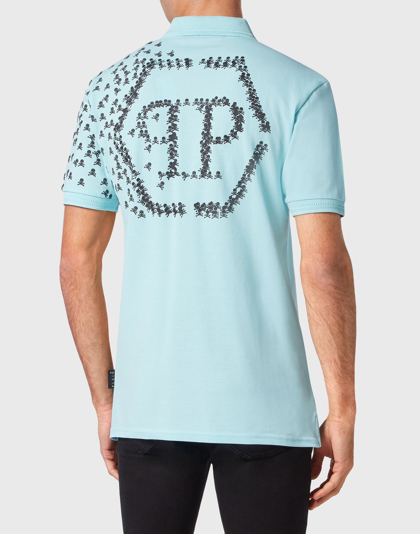 Schmale Passform Polohemd SS Skull&Bones