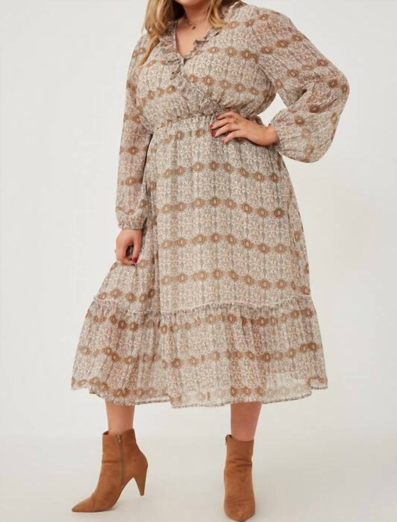 Surreal Years Maxikleid im Mehrfarbig