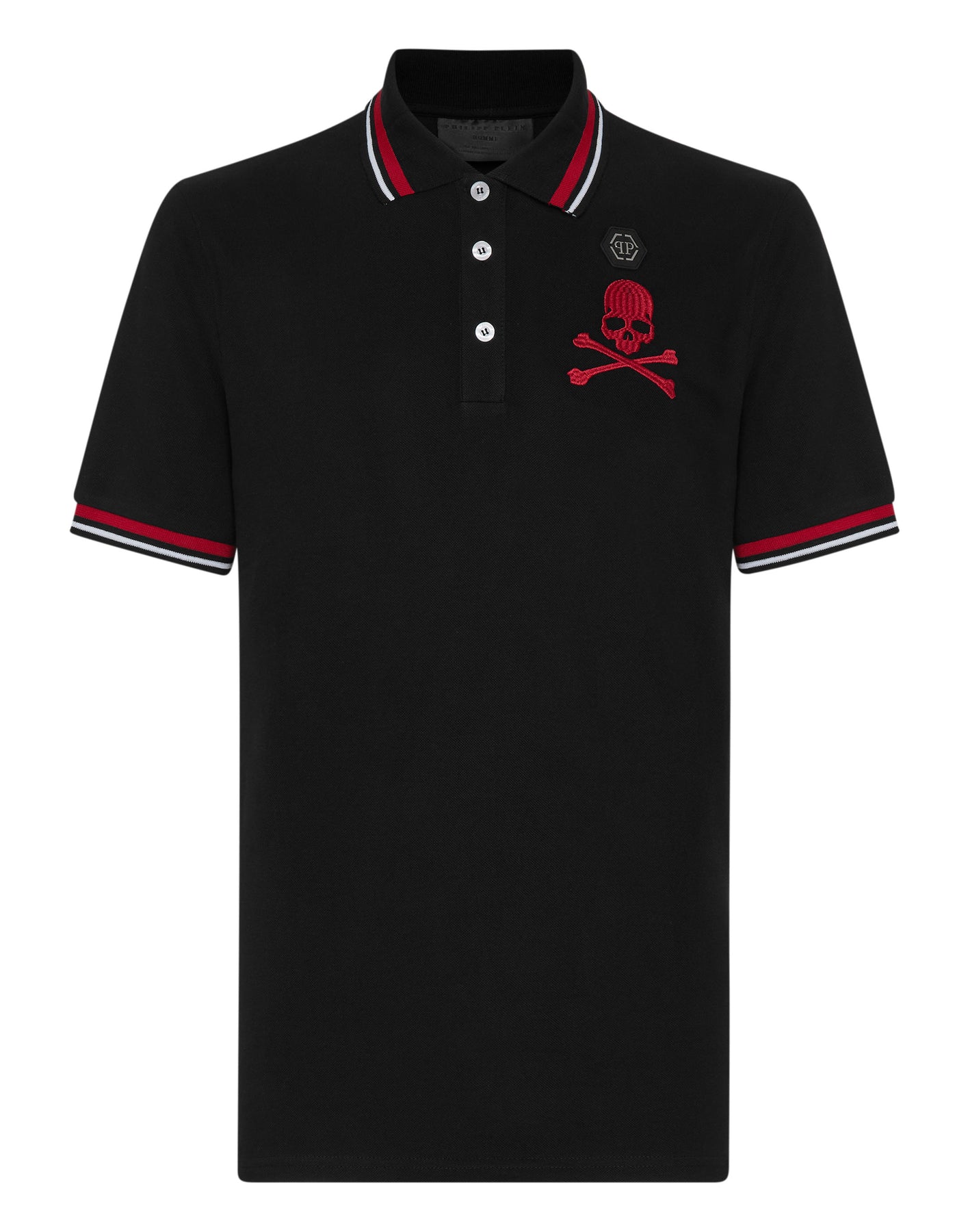 Schmale Passform Polohemd SS Skull&Bones