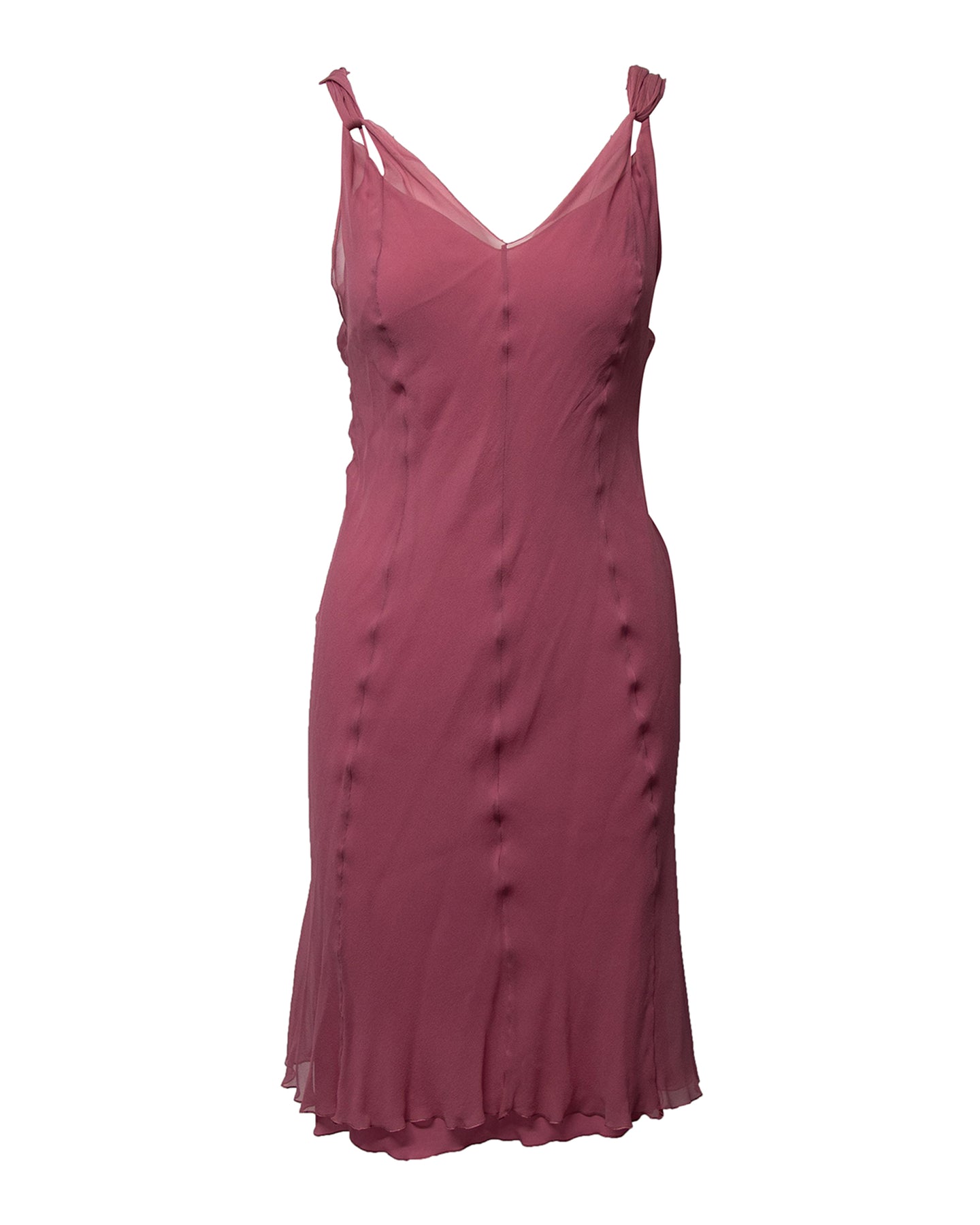 Alberta Ferretti Kleid aus Seide in Rosa