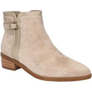 BEATRICE Block Heel Imitat Wildleder Stiefeletten