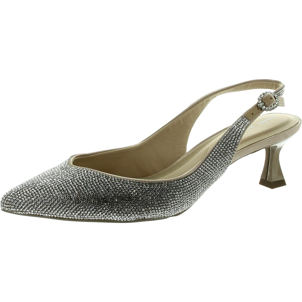 Idream gepolsterte Einlegesohle Slingback Absatzschuhe