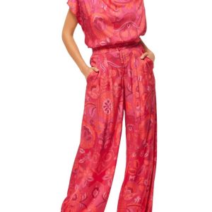 Lemor pant in flora corsica fuchsia