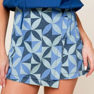 DARLING Blau Denim SKORT