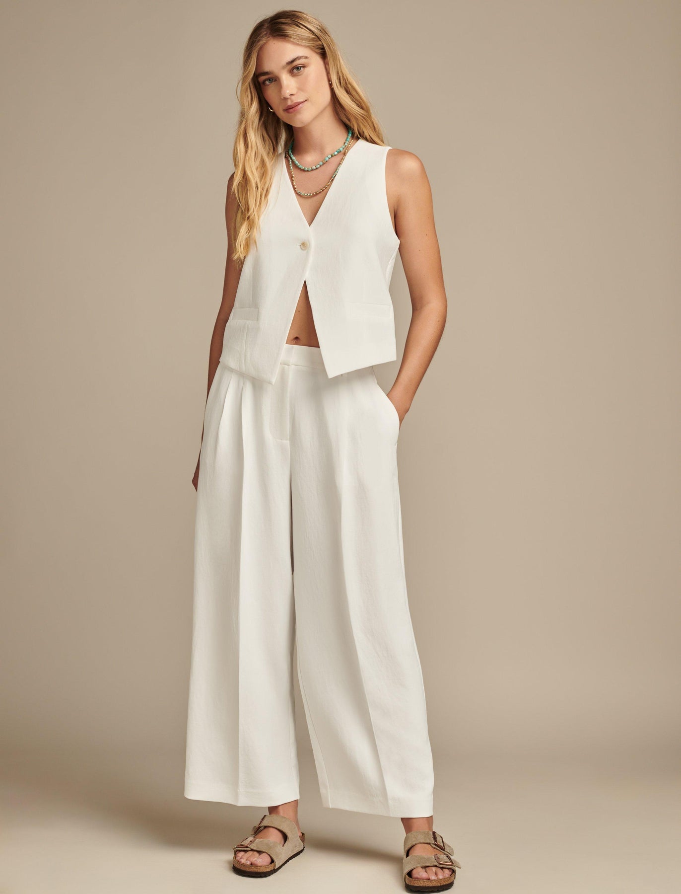 Lucky Brand Damen verkürzt Poly Hose