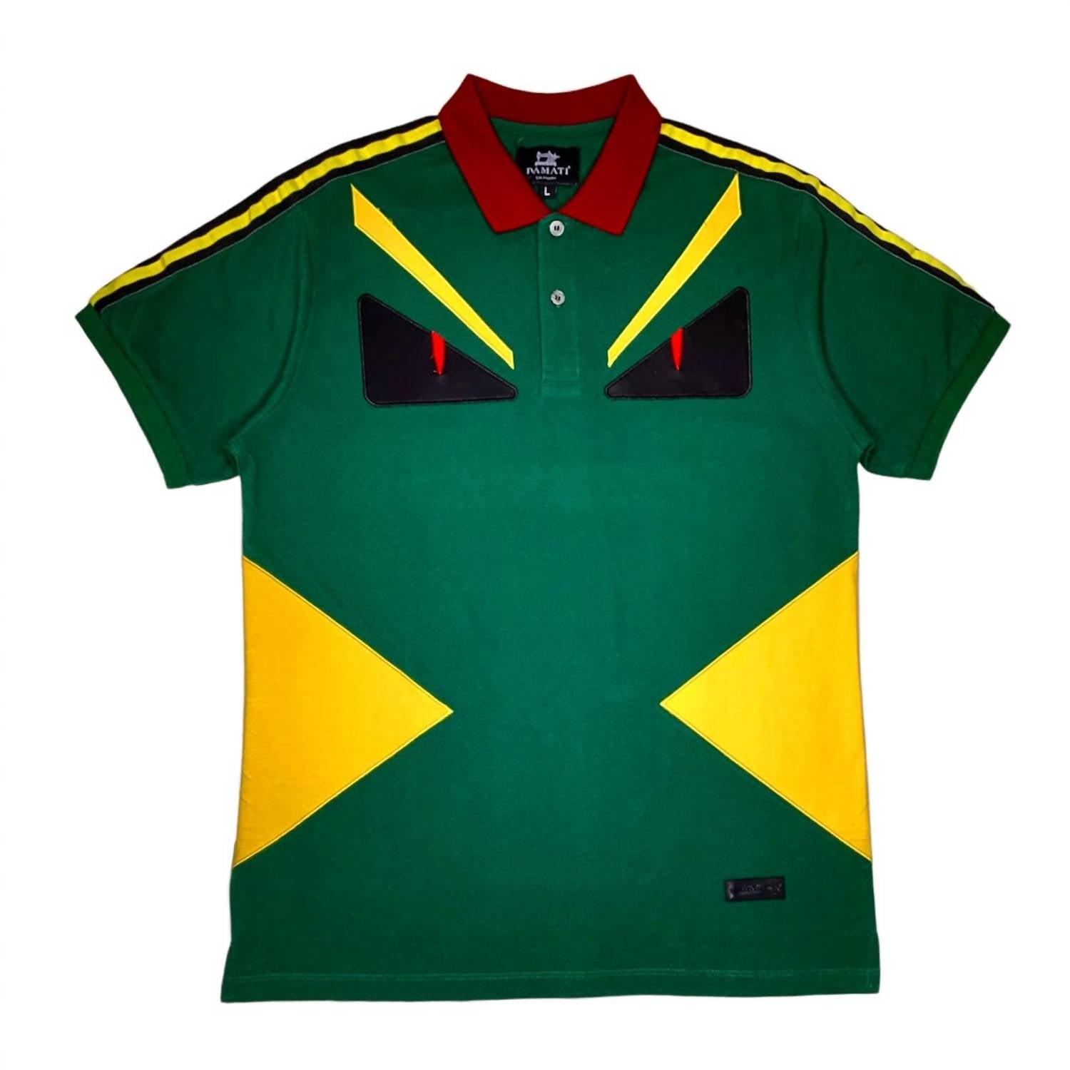 Herren Emote Polo in Grün