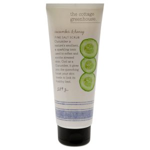 Fine Salzpeeling – Gurke und Honig am Haus Gewächshaus für Unisex – 10 Unzen Peeling