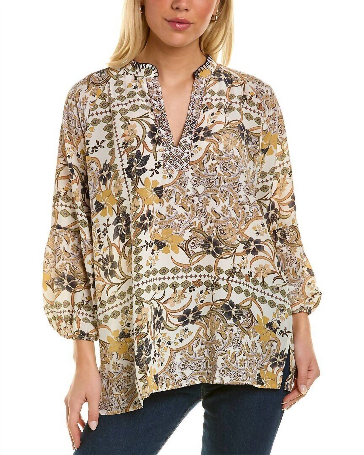 Tunika Top in Schwarz