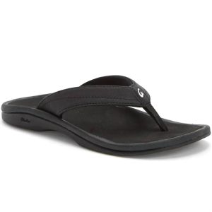 Damen Ohana Strand Sandale in schwarz/schwarz