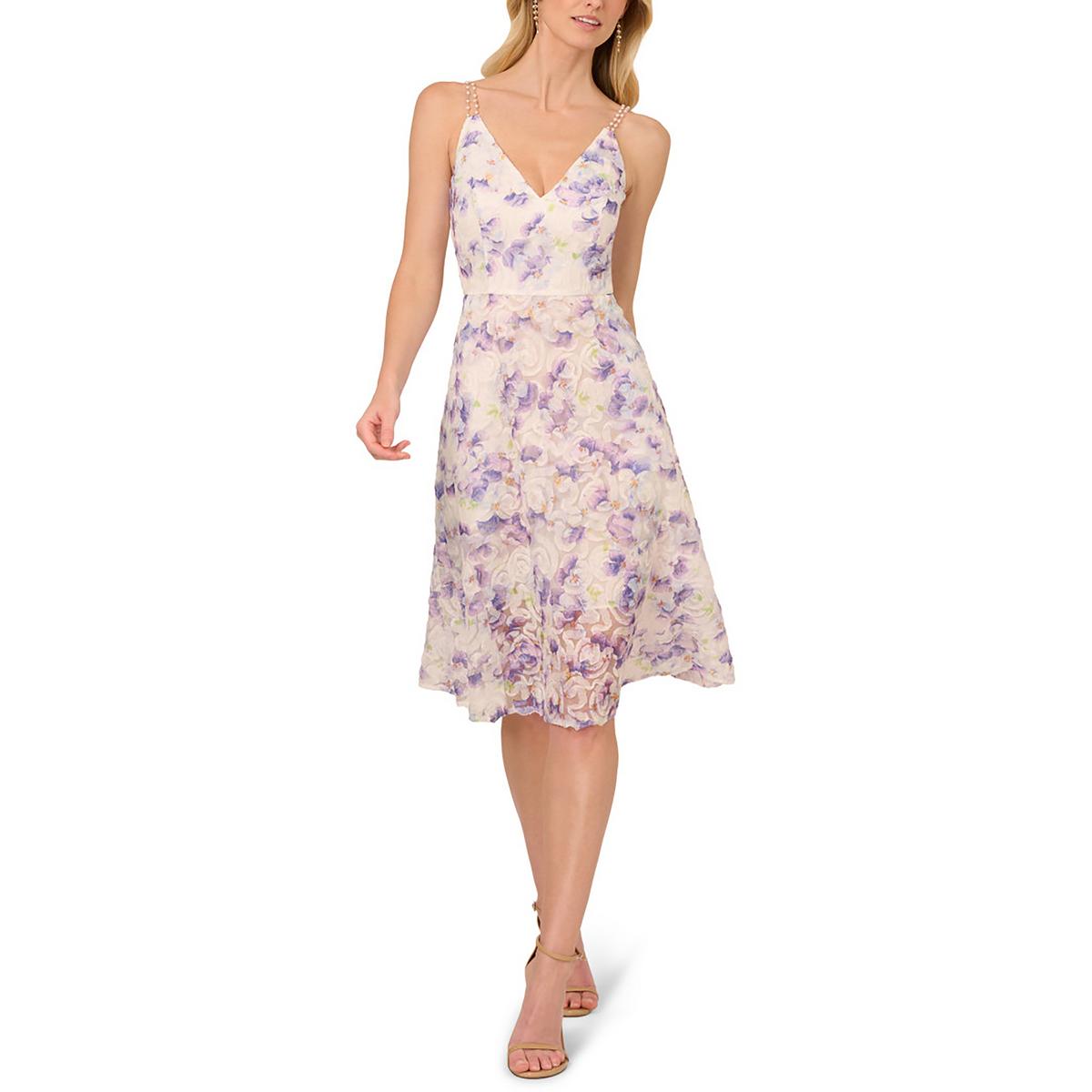 Bedrucktes Midi-Kleid aus Mesh