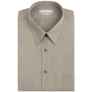 Fitted Spread Collar Kleid Hemd