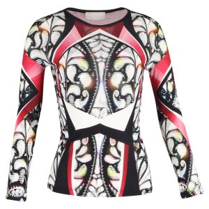 Peter Pilotto bedruckte Langarmplatte in mehrfarbiger Viskose 7748634279996