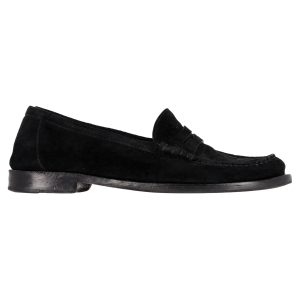 Saint Laurent Penny-Loafer aus schwarzem Wildleder