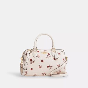 Coach Outlet Rowan Satchel With Ladybug Blumendruck