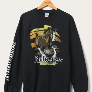 Budweiser Neon Clydesdales Flea Market Fleece