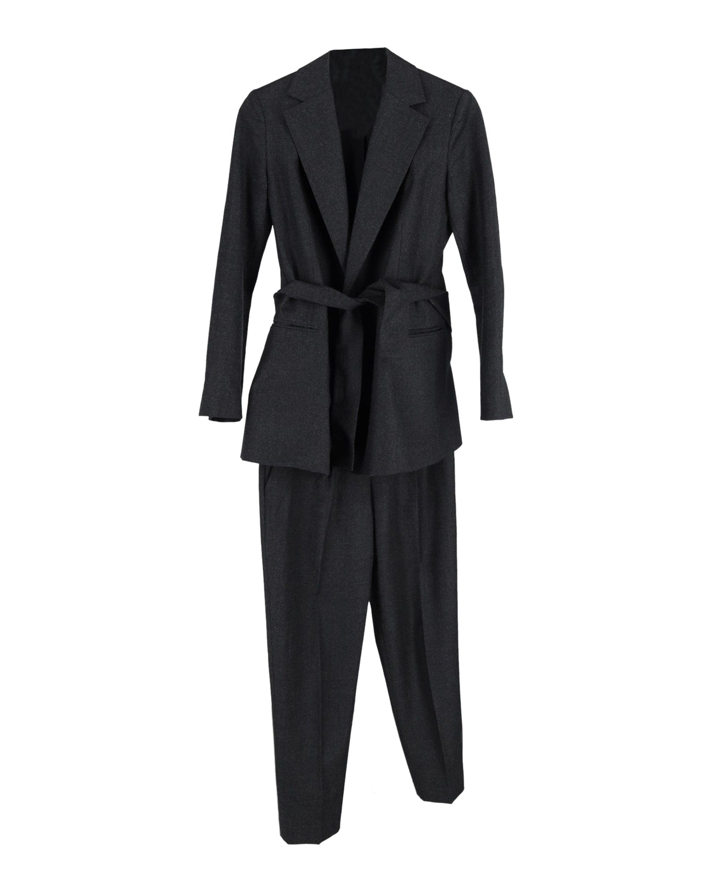 Theory Blazer und Hose aus charcoaler Wolle