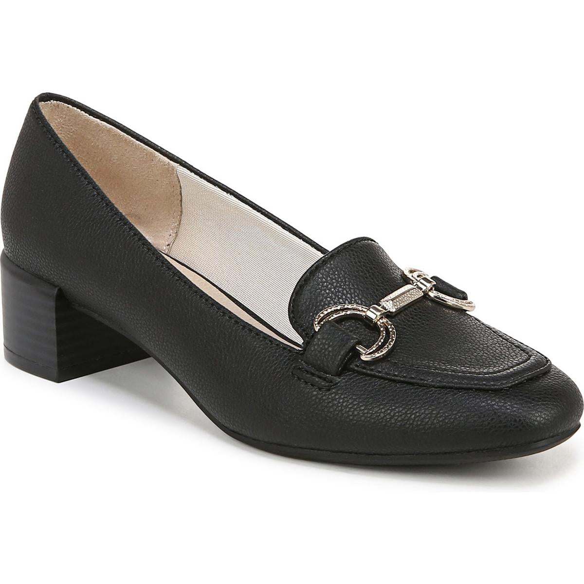BLISS Gepolsterte Fußbett Kunstleder Loafer Absatzschuhe