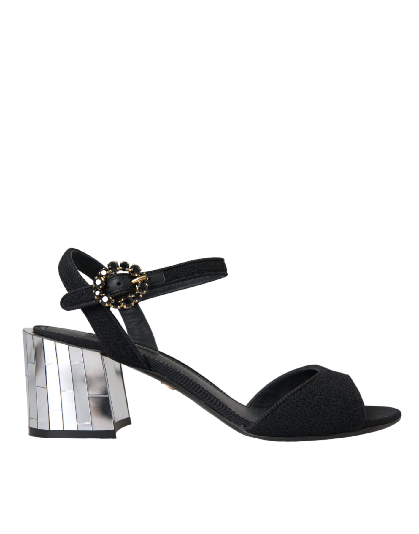 Dolce & Gabbana Kristall Knöchel Strap Keira Sandale Damenschuhe (Vorbesitz)