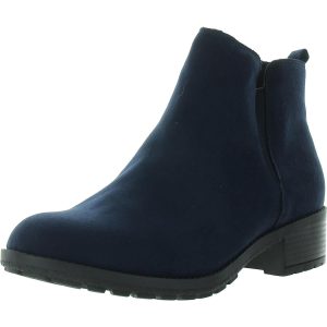 Garnerr Reißverschluss Kunstleder Wildleder Stiefel