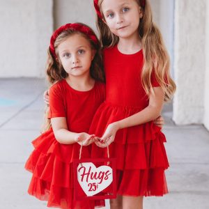 rote Rippe Traum Tutu Kleid