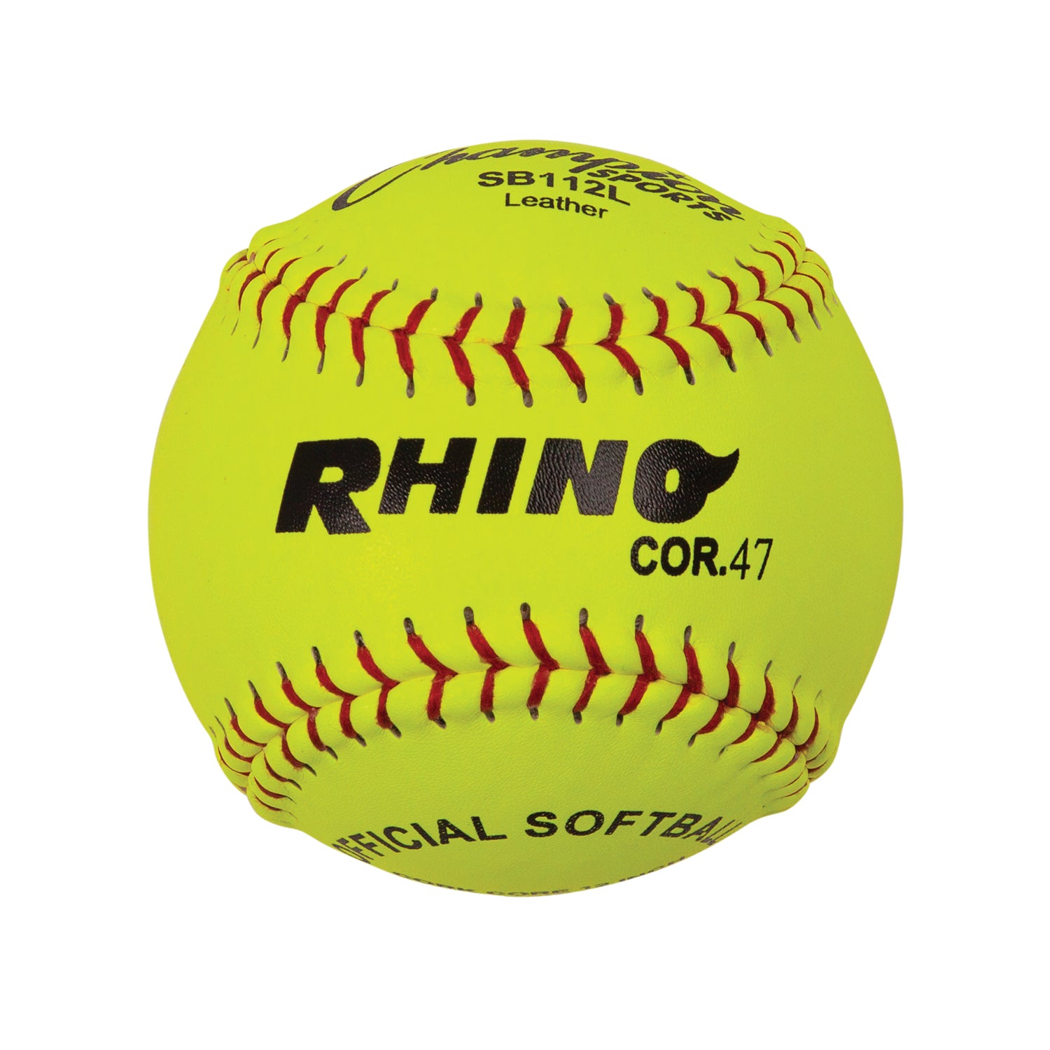 Champion Sports 12′′ Lederabdeckung Softball – Dutzend