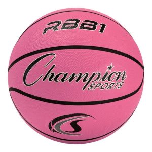 Champion Sports Größe 7 Gummi Basketball Rosa