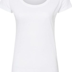 Tultex Damen poly-reichen Hals T-Shirt 7823688630332