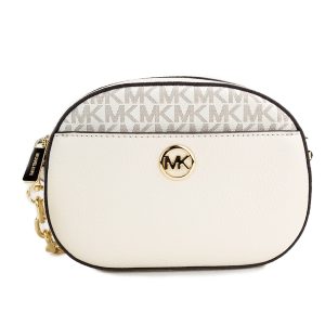 Michael Kors Jet Set Glam Leder oval Umhängetasche Damen Geldbörse