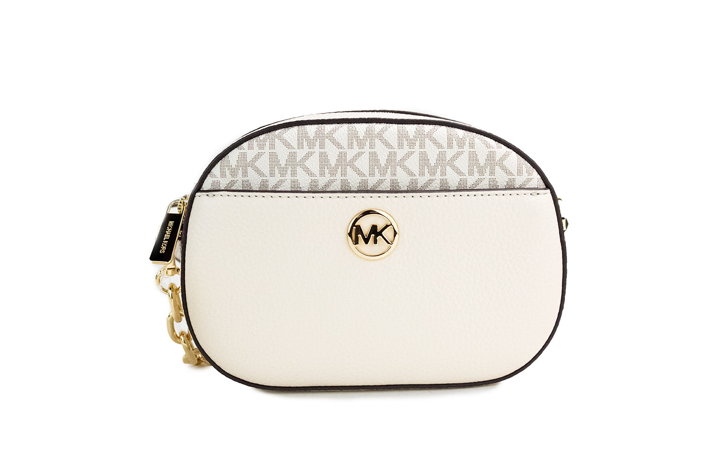 Michael Kors Jet Set Glam Leder oval Umhängetasche Damen Geldbörse