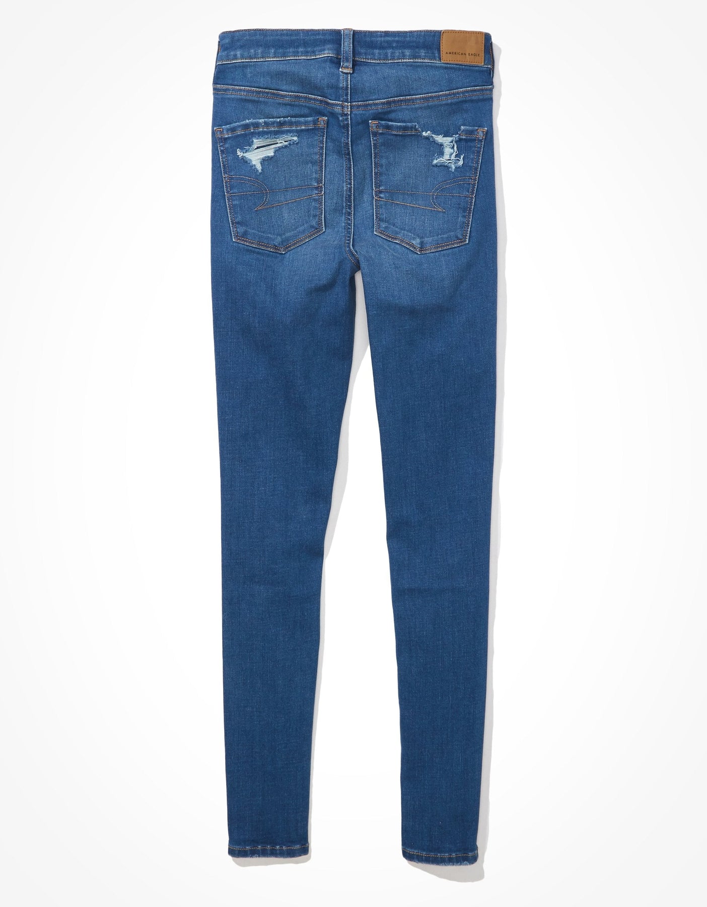 AE Ne(x)t Level Temp Tech zerrissen Super High-Taillen-Jegging