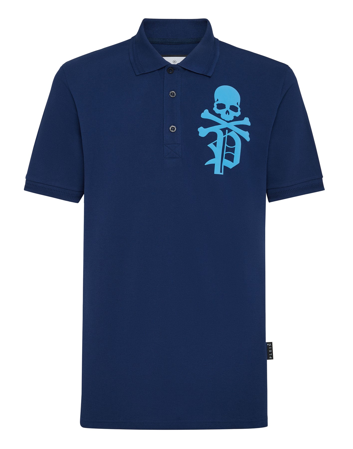 Schmale Passform Polohemd Skull&Bones
