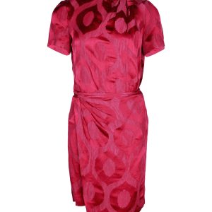 Isabel Marant Servane Mini Wickelkleid in roter Viskose