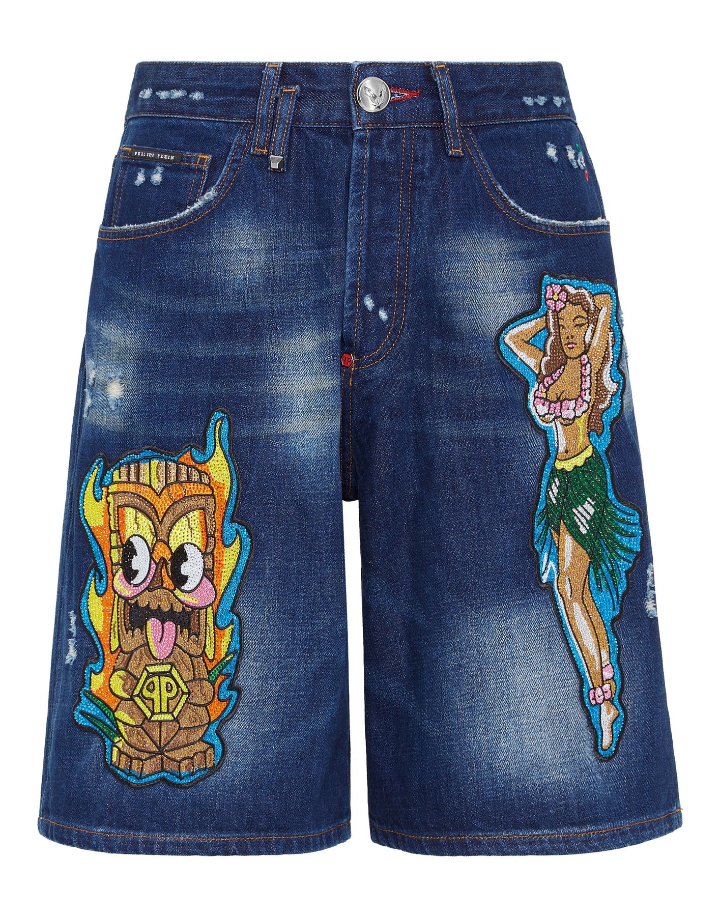 5-Tasche Denim Shorts Hawaii